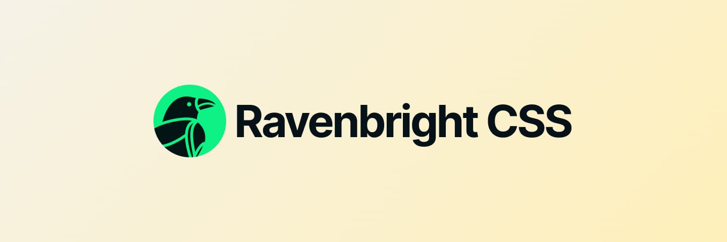 Ravenbright CSS banner