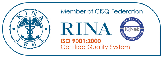 Logo Rina Certificazione ISO 9001:2000