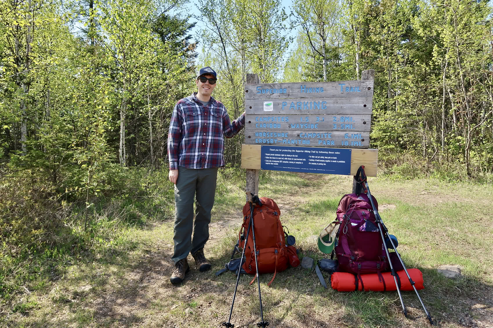 Our starting point at Sugar Loaf Road