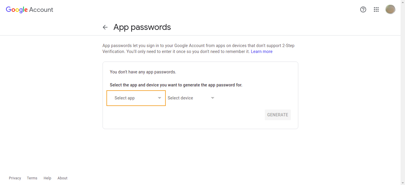 app password 3