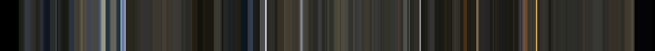 A barcode of colors from the vid Nightmares Beneath the Sea