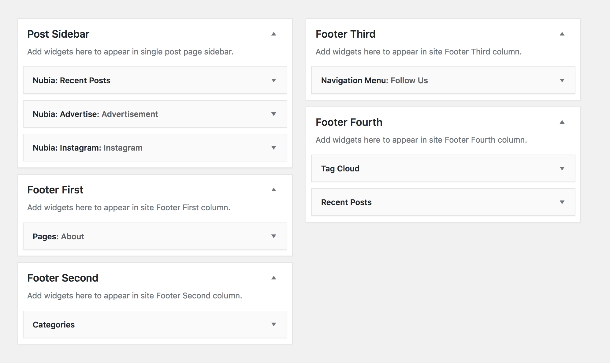 Widgets