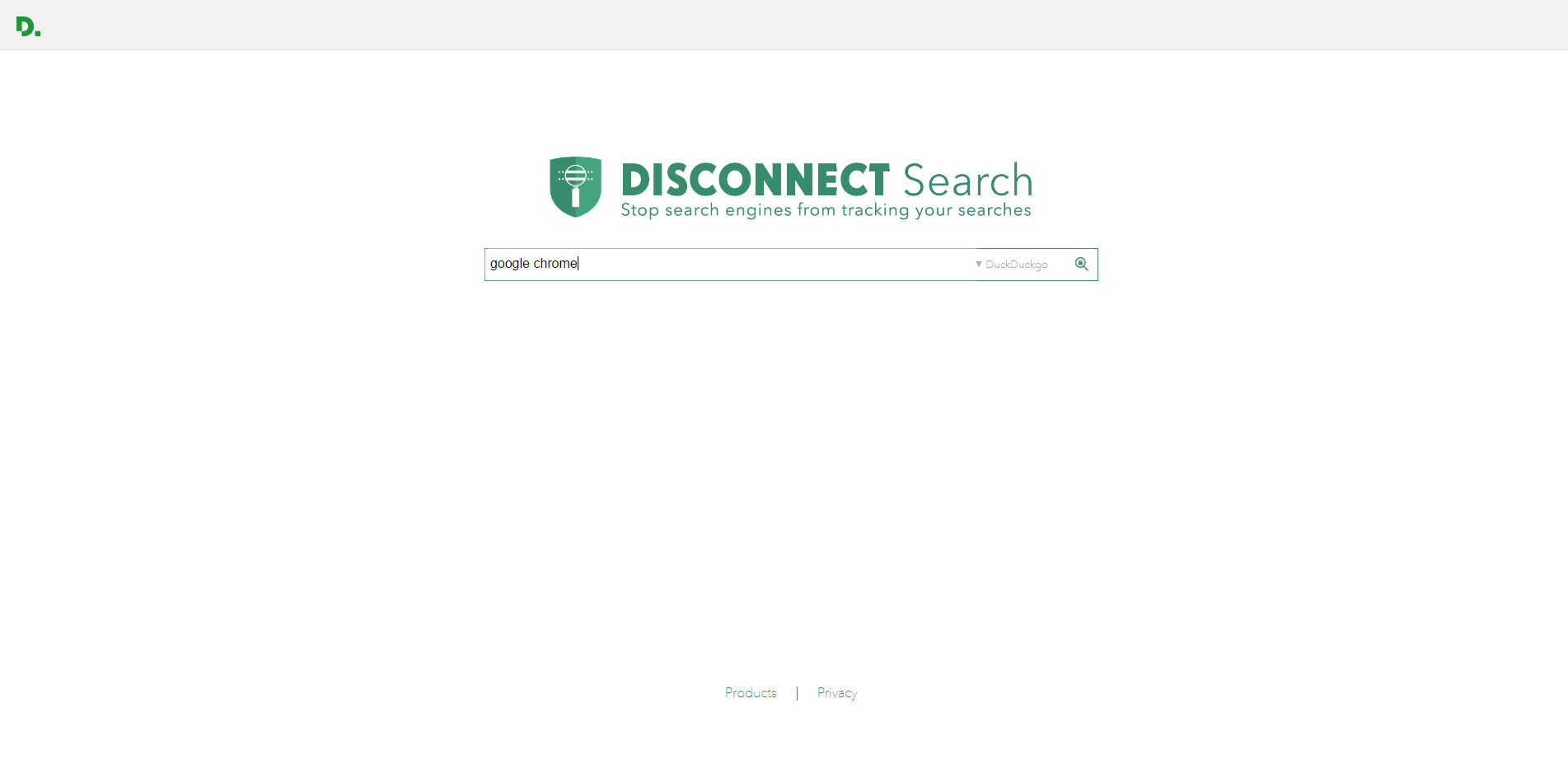 Screenshot for Disconnect - Search Engine
