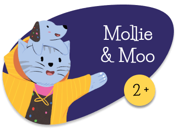 Ilustración curso Mollie & Moo