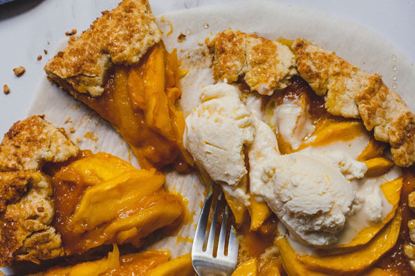 mango ginger galette