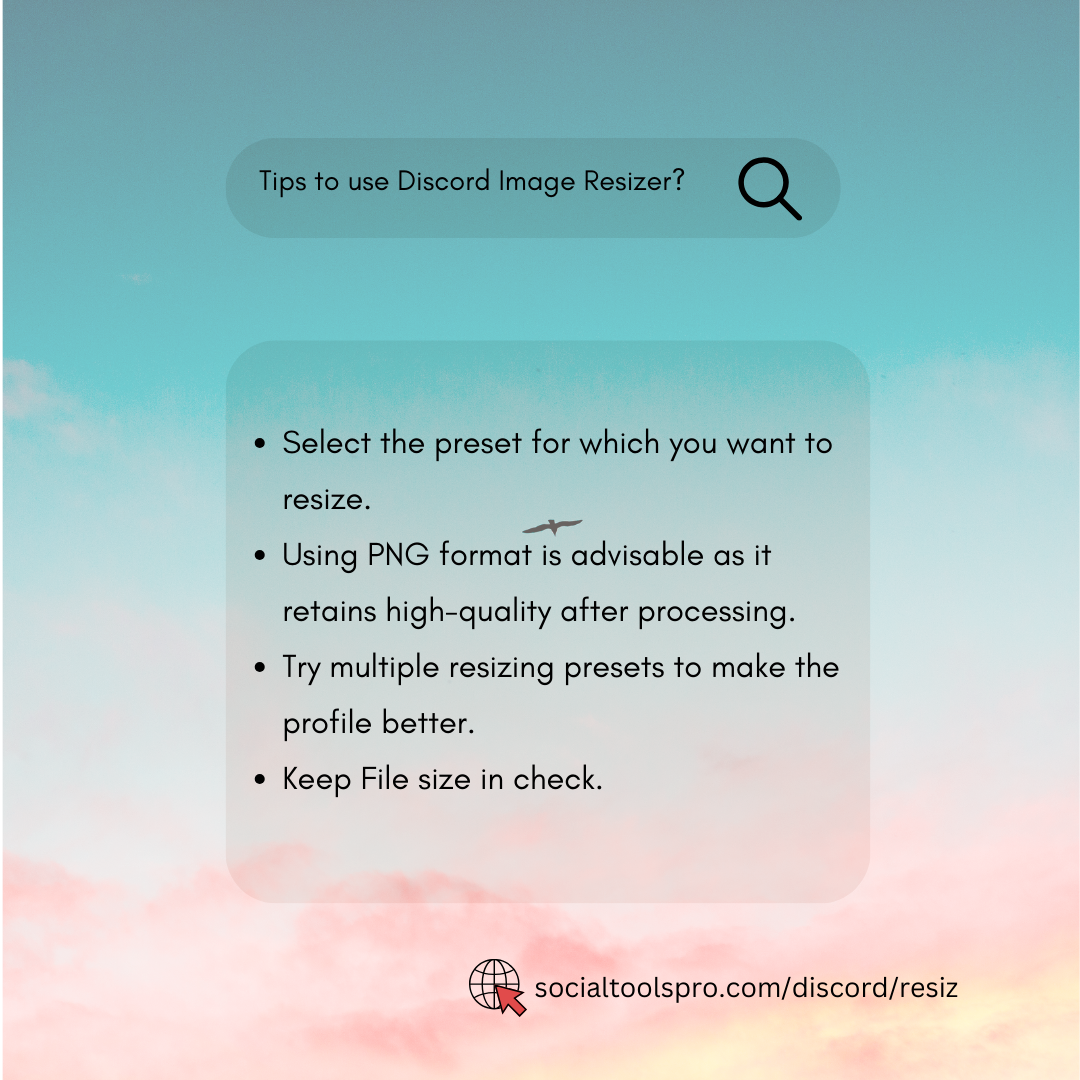 Discord Image Resizer Perfect for Streamers, Gamers, and Creators