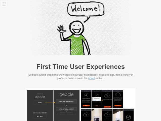 First Time User Experience Examples