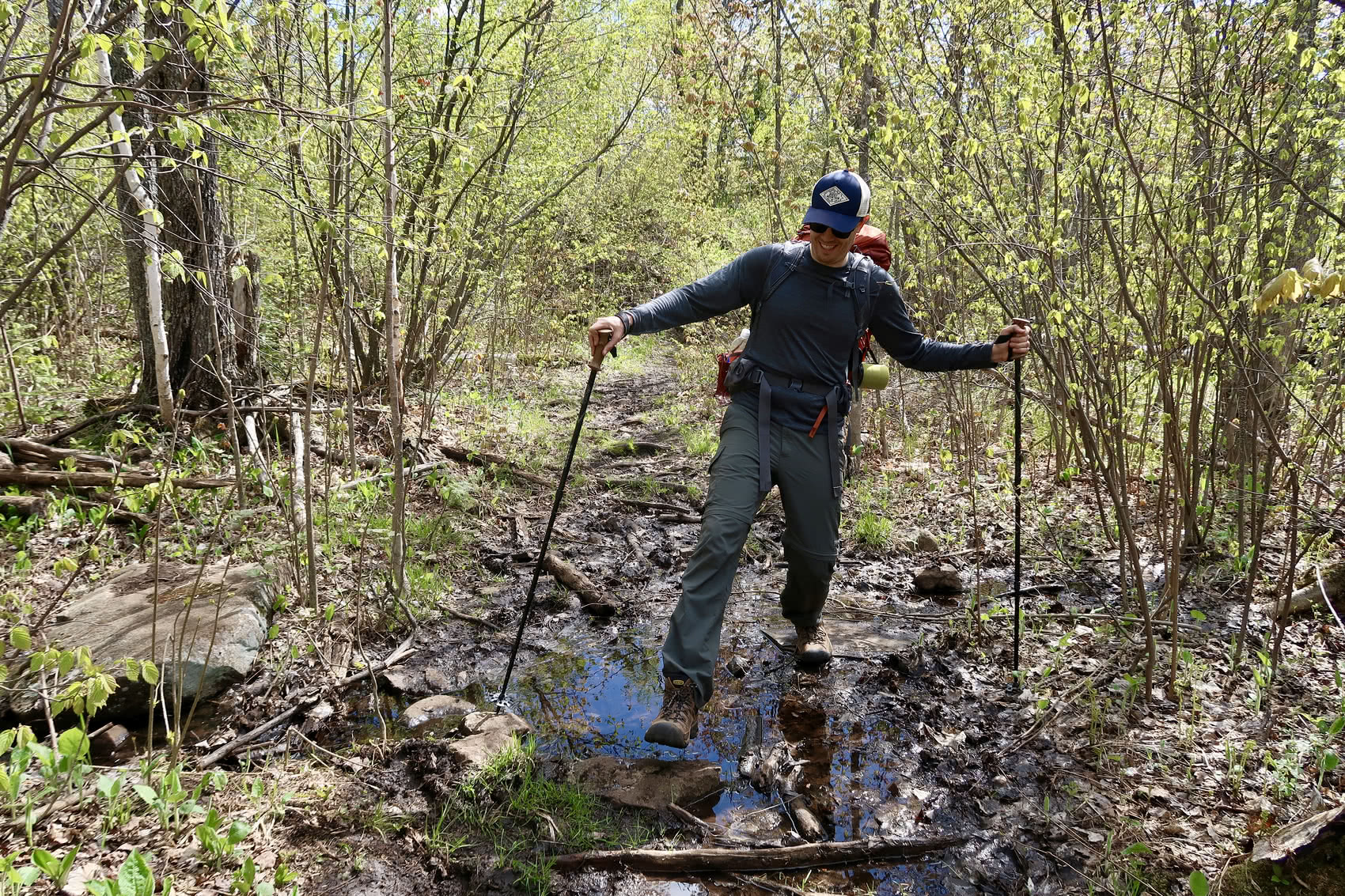 Joe showing off his coordination skills