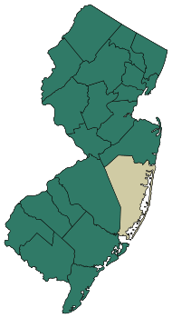 Location of the Ocean County, NJ IDRC facility