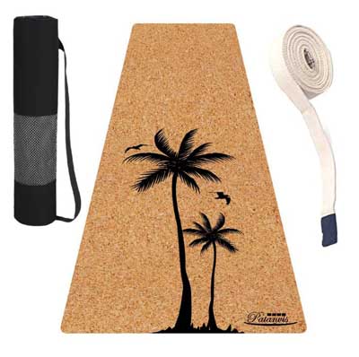 eco-friendly-yoga-mat yoga mat with strap and carry bag made with natural material