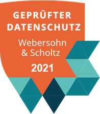 geprüfter Datenschutz - Webersohn & Scholtz - 2021