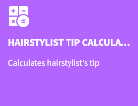 benefit of hair stylist tip calculator