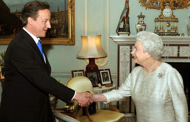 David Cameron And The Queen