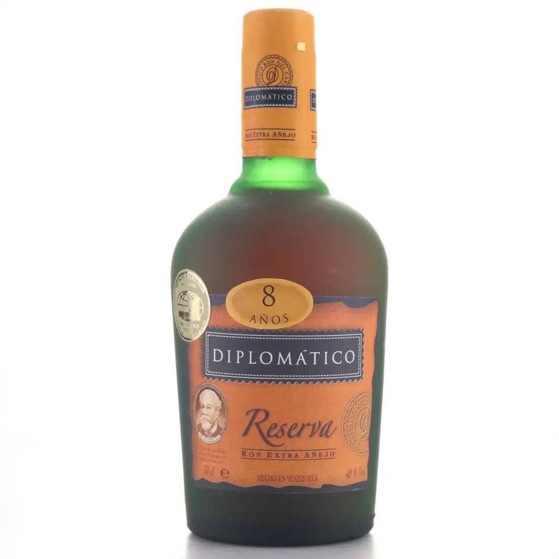 Image of the front of the bottle of the rum Diplomático / Botucal Reserva 8 Años