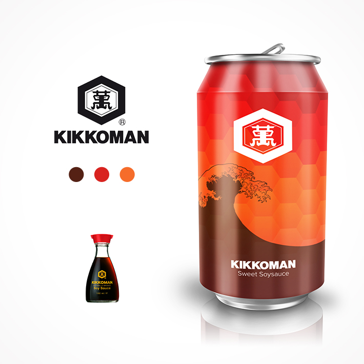 Condiment Cans Kikkoman Soy Sauce