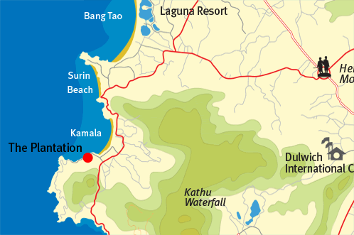 The Plantation Phuket Map Local