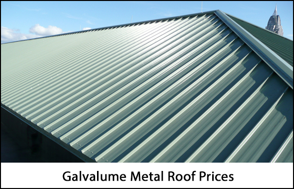 Galvalume Metal Roof Pricing