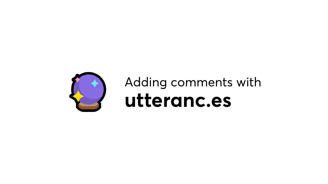 Preview image for Adding blog comments to your static site with utterances