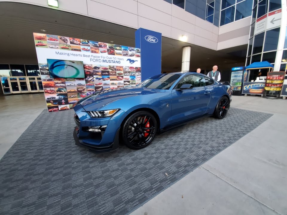 Ford Mustang display at the 2019 Consumer Electronics Show
