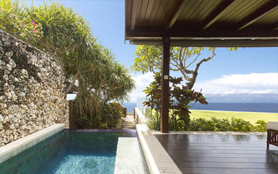 The Plunge Pool Suites are great for couples looking for some privacy.