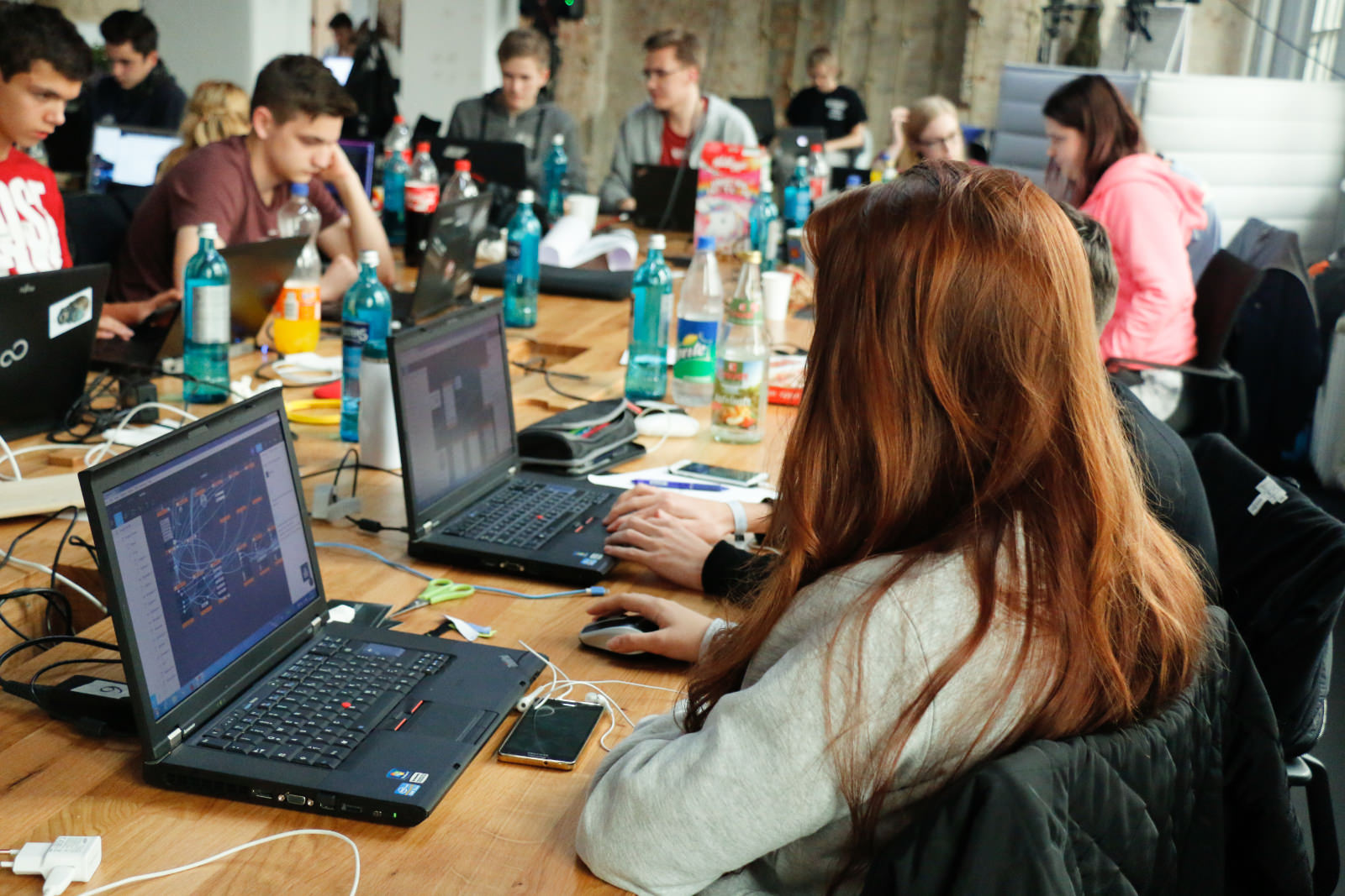 Jugendliche in der Teamarbeit