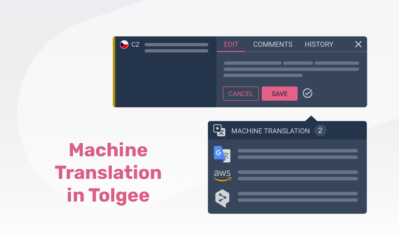 machine translations Tolgee