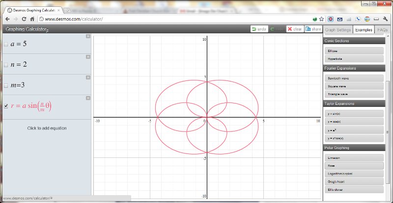 graphing calculator picture desmos 9 equations