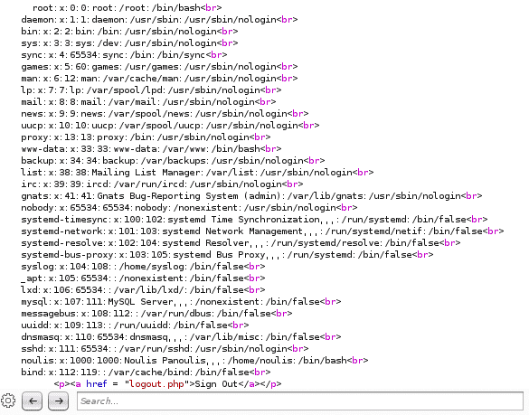 Local File Inclusion en Cronos