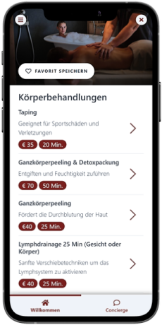 Wellness und Spa direkt buchen
