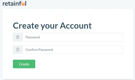 Retainful Create your account