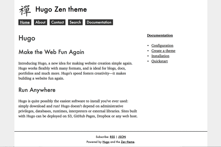 Hugo-Theme-Zen