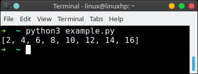 python map