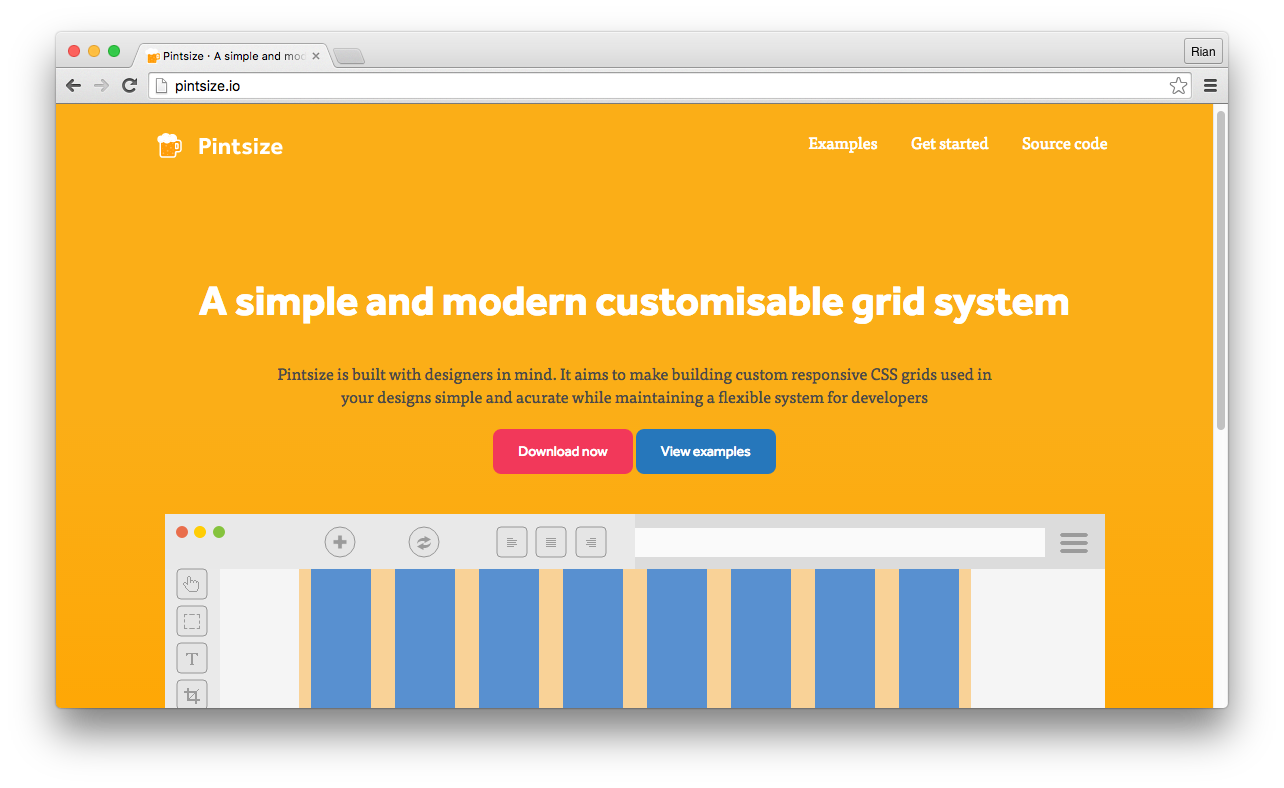 Pintsize grid framework