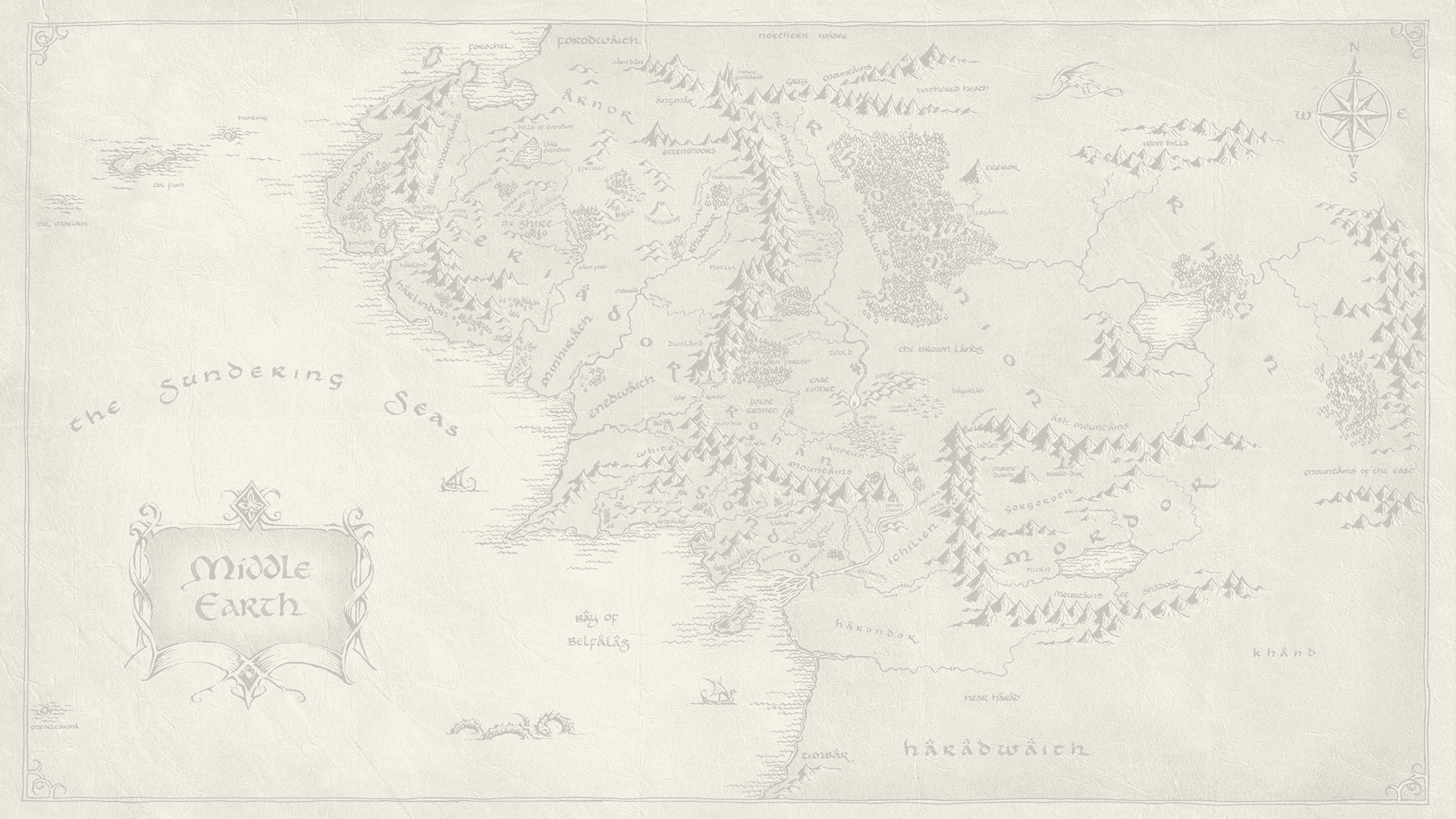 tolkien map