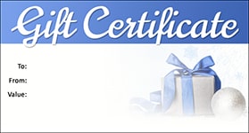 Gift Certificate Template Christmas 12