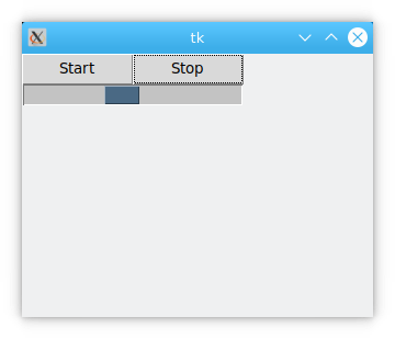 python tkinter progressbar