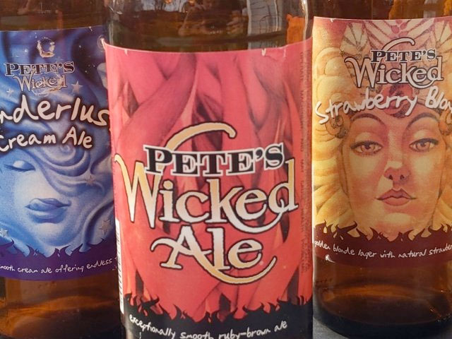 Pete's Wicked Ale, Strawberry Blonde, Wanderlust Cream Ale