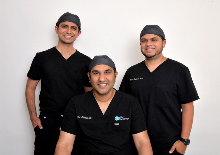 Doctors Murali Meka, M.D., Tirth Patel, M.D. and Osmani Deochand, M.D.