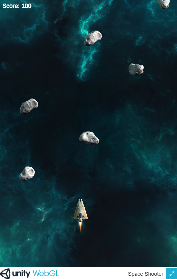 Screenshot of Space Shooter