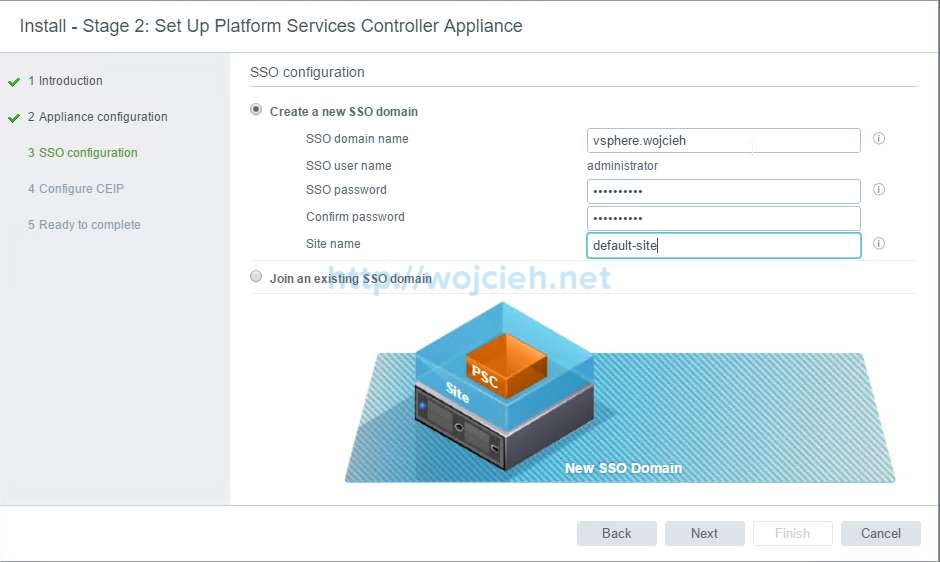 vCenter Server Appliance 6.5 with External Platform Services Controller - 16