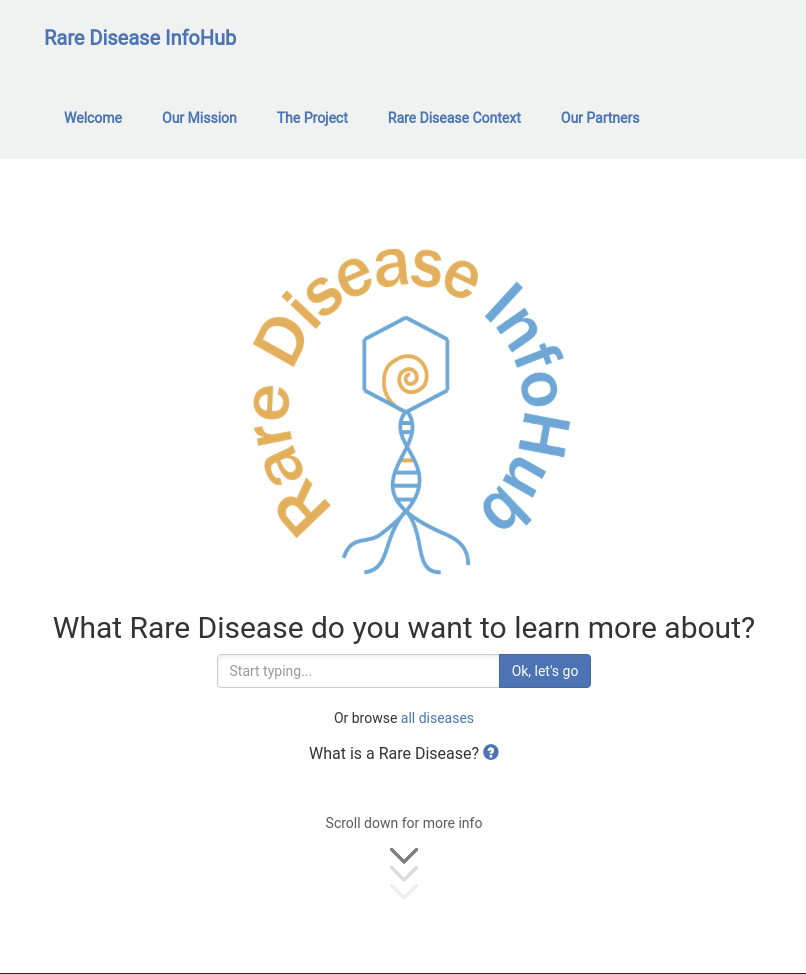The Infohub website