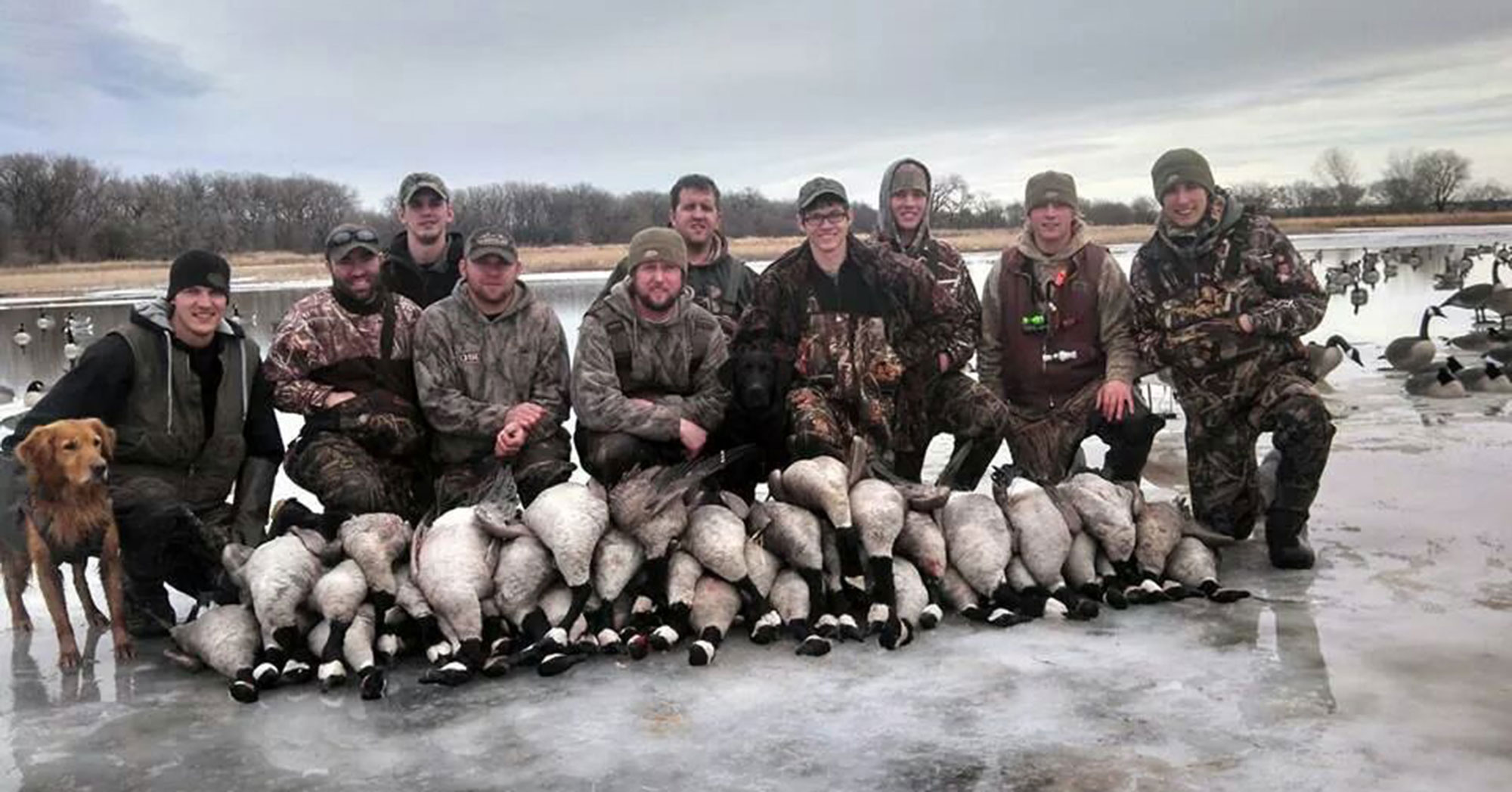 Goose Hunters Limit in Nebraska