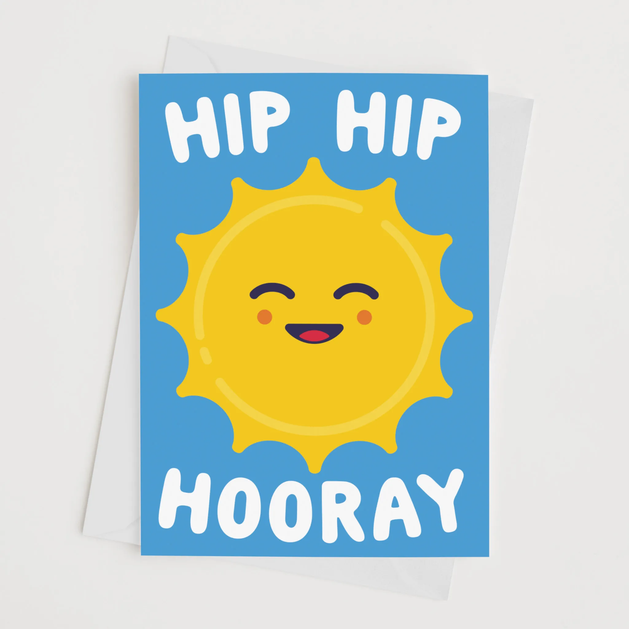 Greeting card - Hip Hip Hooray