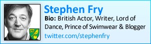 Stephen Fry on Twitter