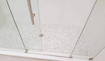 Potwin Construction shower remodel