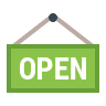 Open sign