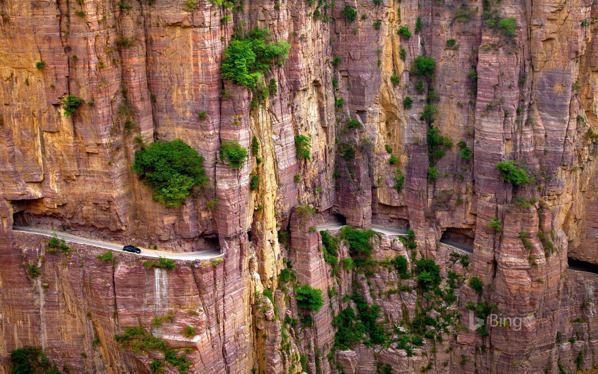 mountain tunnel in China