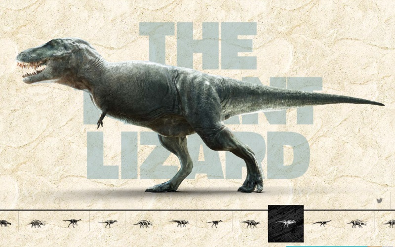 WebGL scene for DINO HUNT