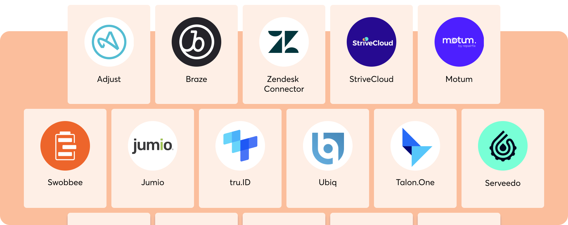 Out-of-the-box API integrations from trusted partners of the marketplace.