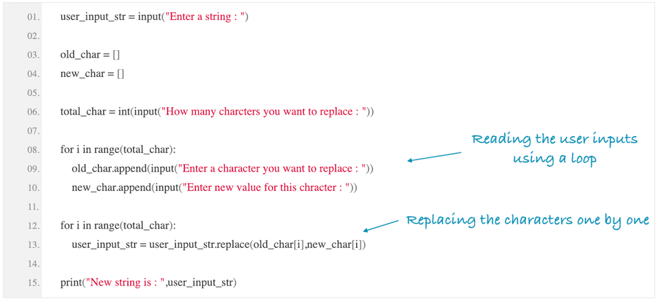 python replace single or multiple character in string